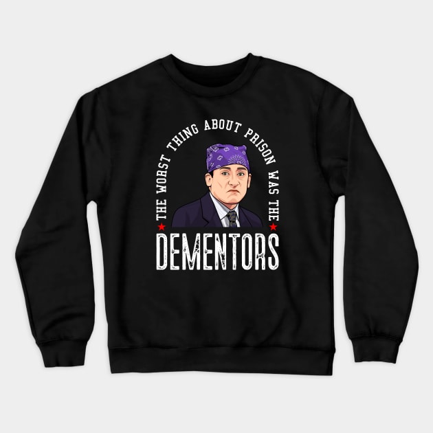 The Office, Prison Mike, Dementors Crewneck Sweatshirt by MIKOLTN